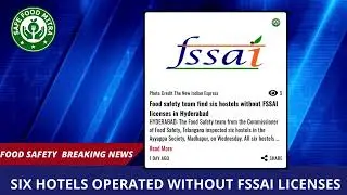 FSSAI II Food Safety News