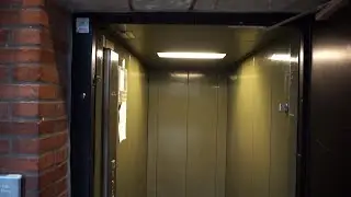 1969 Lifton hydraulic elevator (Hydroware mod by Schindler) @ Risskov Gymnasium, Risskov, Denmark