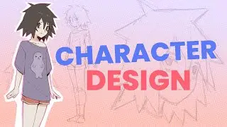 CHARACTER DESIGN for a VISUAL NOVEL project and trying not to die in the PROCESS! ✨