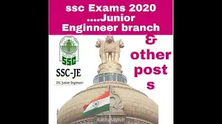 Ssc exam date 2020 , ssc junior engineering exam 2020 notice
