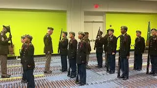 Benson JROTC Armed Inspection Team  2025 Army National Drill Competition Daytona Beach Florida