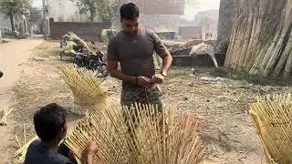 Making Bamboo Mudda Chair Available In Best Price At Our Dwarka Bakkarwala Warehouse