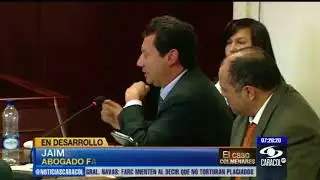 Acalorada discusi&oacute;n entre abogados de Colmenares y Laura Moreno