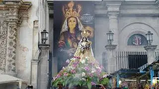 Procesión de la Consagrada y Coronada Virgen del Rosario, Santa Iglesia Catedral, Quetzaltenango.