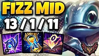 Fizz vs Zed [ MID ] Lol Korea Grandmaster Patch 13.22 ✅