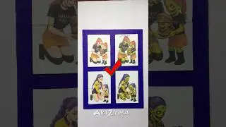 K-Pop Demon Hunters Cardboard Puzzle Solving | Simple vs Horror Edition #PuzzleGame #SimpleVsHorror