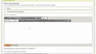 Gnowledge - How to create a Fill in the Blanks question
