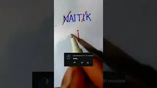 NAITIK NAME LOGO DESIGN 😱 #music #anime #phonk #remix #signature #drawing #art #shorts #short