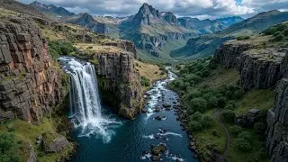 4K Ultra HD Nature Drone ~ Peaceful Relaxation for Stress Relief & Sleep Music