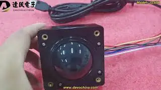 50mm IP54 Rated Waterproof Rugged Sealed Medical B-ultrasound Trackball Module D-JS50B