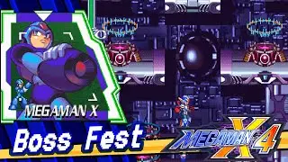 It's Boss Fest Time!! - MEGA MAN X4 First Time Playing part 14