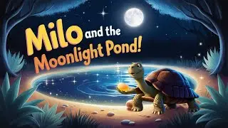 Milo and the Moonlight Pond | kids cartoon bedtime stories in English