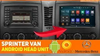 Sprinter Android Radio Installation - Xtrons Android 8.0 on Mercedes Sprinter