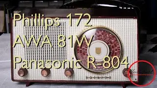 Electrosound 69. Philips 172 AWA Fisk 81W National Panasonic R-804