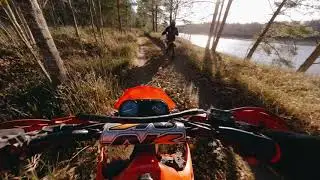 Kawasaki KLX650, KTM EXC350 / GOPRO 10 With FX REFRAME