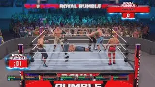 WWE2K23 - EVERY JOHN CENA IN A ROYAL RUMBLE MATCH - PS5 GAMEPLAY