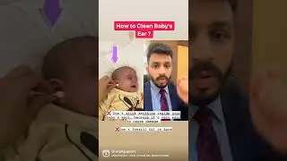 How to clean Baby&rsquo;s Ear? #baby #mom #kids #mom #parenting #trending #health
