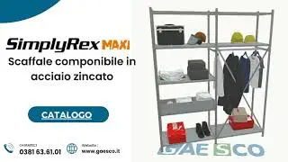 SIMPLYREX - Scaffale ad incastro