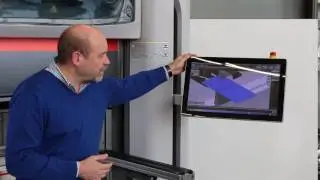Bystronic Pressbrake: Xcite - Ergonomic monitor holder (English)