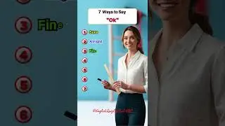 7 Ways to Say 'Ok' | Level Up Your English! #ok #vocabulary #learnenglish #speakenglish #foryou