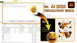 How to fix Adobe illustrator 2025 installation error. (WinRAR diagnostic message)