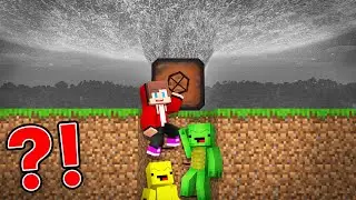 JJ, Mikey и Banana Kid Bunker против Storm Apocalypse — Minecraft Maizen