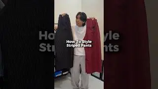 How to style striped pants #trousers #fashion #streetstyle