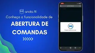 Abertura de Comandas - App Gar&ccedil;om Anota AI