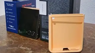 Moto razr 50 ultra Peach Fuzz  en el 2025 unboxing y review