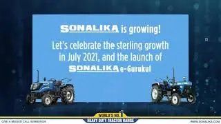 Double Victory for Sonalika! | July 2021 Sales Growth | Sonalika e-Gurukul | #LeadingAgriEvolution