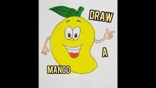 How to draw a Mango | #HAPPYSUMMER| #MHCREATIVECREATIONS
