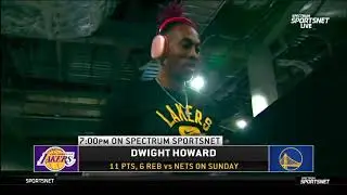 Lebron  Russell will  Play vs GSW Spectrum Sportsnet