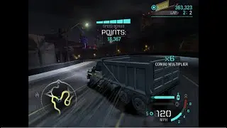 NFS Carbon Drift | Starlight Strip | 2 laps Palmont DT1 (keyboard)