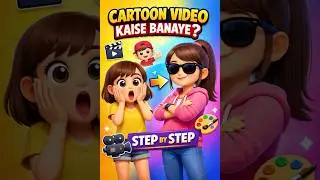 Cartoon Video Kaise Banaye? 😍 Step by Step 3D Animation Tutorial Hindi