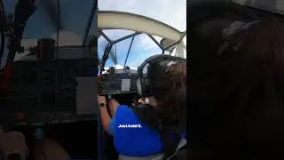Aileron roll in a Super Decathlon! My first aerobatic flight #shorts