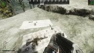 Weird m4 spawn on woods i didnt know existed