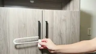 How to Install the Slide Latch Cabinet Lock by Mommy's Helper