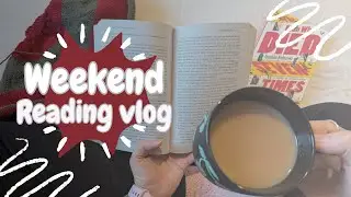 Weekend vlog | Reading, book mail, and knitting my Halloween jumper!