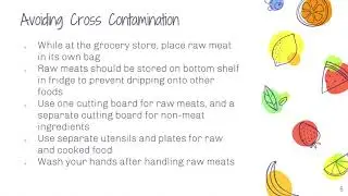 How to Handle Food Safely (pt. 3) --Avoiding Cross Contamination