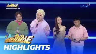It's Showtime: PUKSAAN HOSTING! Meme Vice, MC, at Lassy, may puksaan habang nagho-host!