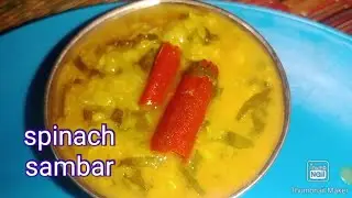 Tasty healthy spinach sambar that fasting people should eat