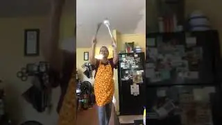 Hello guys it&rsquo;s aunty Connie dancing while cooking