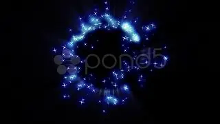 Magical Fairy Dust Sparkles Animation. Stock Footage