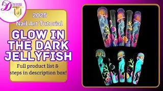 Glow in the Dark Jellyfish Nail Art Tutorial