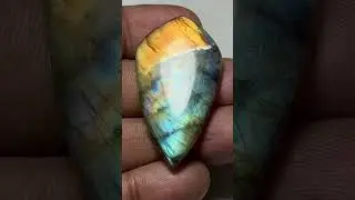 High quality multi flash Labradorite cabochon #high #level #jewellery #ring #silver #pendant #heal