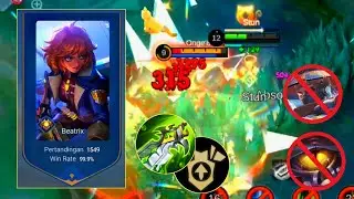 RAHASIA BUILD DAN EMBLEM GLOBAL BEATRIX! BIKIN 2 HERO META INI GAK BERKUTIK! MOBILE LEGEND INDONESIA