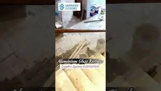 Premium Aluminium Glass Railing✨  | Modern Balcony & Staircase Design | Sapphire Systems