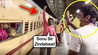 Sonu Sood ARRIVES At Thane STATION To Arrange TRAINS For Migrant Workers In Lockdown