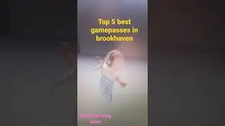 Top 5 best gamepasses on brookhaven!