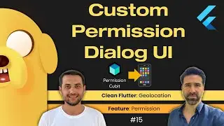 Custom Permission Dialog in Flutter|Integrate PermissionCubit into UI|context.select, BlocListener